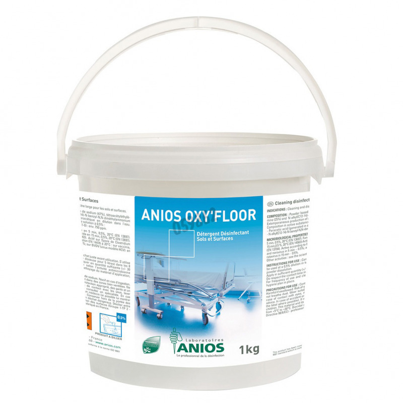 Detergent dezinfectant pentru suprafete Anios Oxy Floor  1 kg