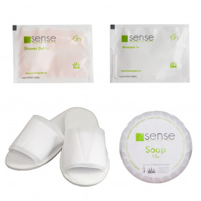 Pachet cosmetice hoteliere Sense basic   500 buc