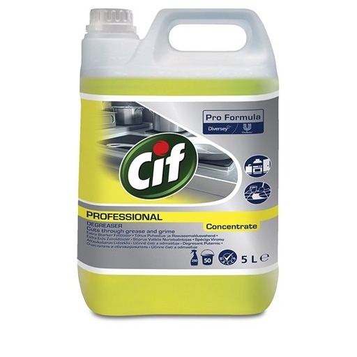 Detergent universal pentru suprafete,Lemon fresh, Cif Pro Formula 5 litri