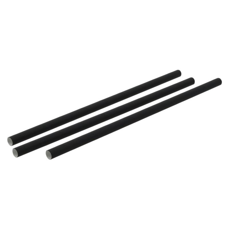 Paie hartie negre, D8 x 200 mm, 250 buc/set