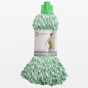 Mop umed microfibra alb-verde,150 gr