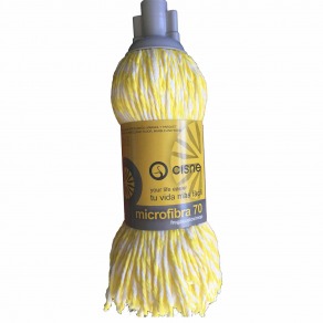 Mop microfibra super absorbant premium, fire lungi, 150 gr, alb-galben