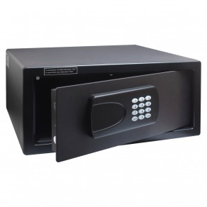 Seif hotelier automat Esenia negru, display LED - Laptop 15