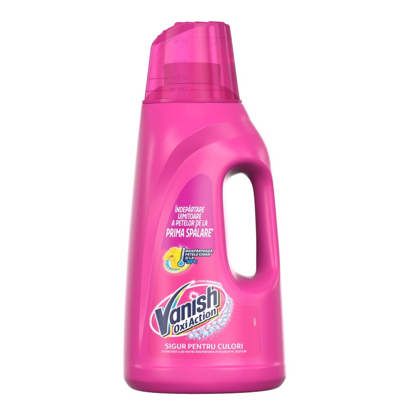 Vanish Pink, detergent pentru indepartarea petelor, 1l